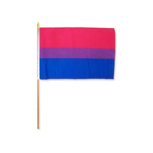 Biseksuaalilippu minitangolla